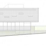 SF House, west elevation, Vancouver, Canada, 2009.