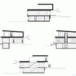 Wallace house, sections, Vancouver, Canada, 2009.